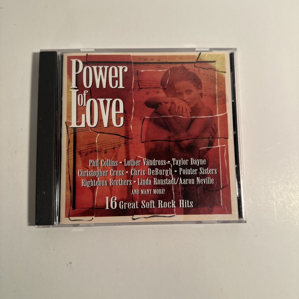 Power of Love Various Artists CD 1996 Soft Rock Pop Soul Madacy 0056775680329
